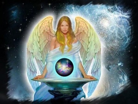 MYSTICAL ANGEL - angel, female, mystical, wings