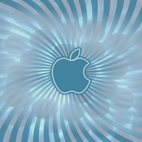 blueish apple logo