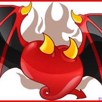 WINGED DEVIL HEART