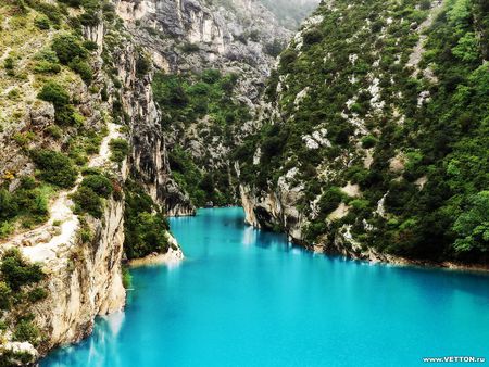 Nature Beauty - nature, blue, river, water, mountains