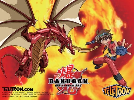 Dan and Drago - bakugan, battle brawlers, drago, dan