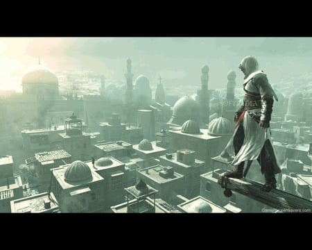 Assassin's Creed - entertainment, assassin, game, hero, height, assassins creed, videogame, action