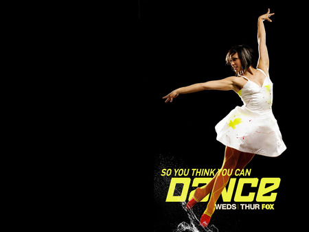 SYTYCD4 - woman, female, faces, dance, hair, black, white, yellow, dark, sytycd