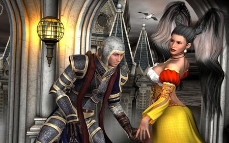 Folly of Queen to be - fantasy, female, woman, daz3d, girl