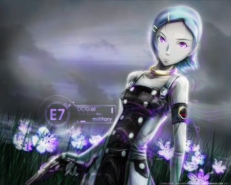 Eureka 7 military - anime, eureka, military, girl, cute, 7