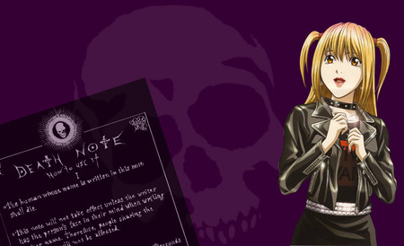 misa - anime, death note