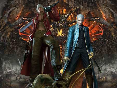 Devil may cry 3 - fast, game, gun, abstract, videogame, special edition, devil may cry, warrior, devil may cry 3, action, dmc, dante, capcom, two, adventure, entertainment