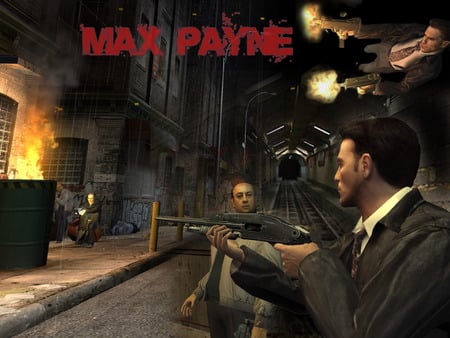 Max Payne 2 fire gun 2 - game, attack, videogame, gun, shooting, fightng, fire, max payne 2, the fall of max payne, 3d, hero, action, adventure