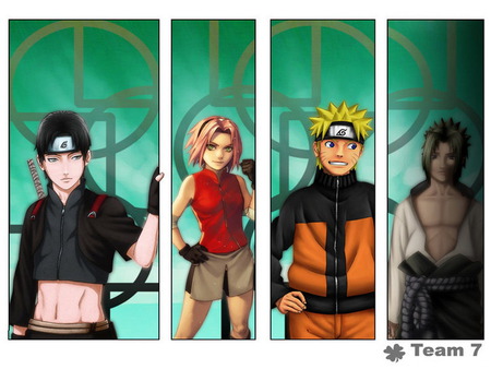 team 7 - girls, anime, wallpapers, other