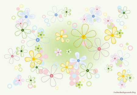 flowers in stitch - flowers, little, stitches