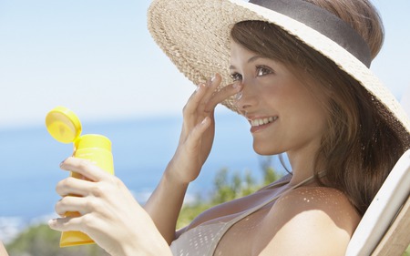 Girl on beach - girls, beach, model