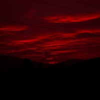 Amazing Red Sundown