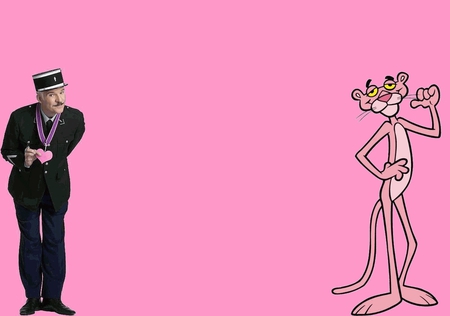 Steven Martin and Pink Panther - pink panther, steven martin