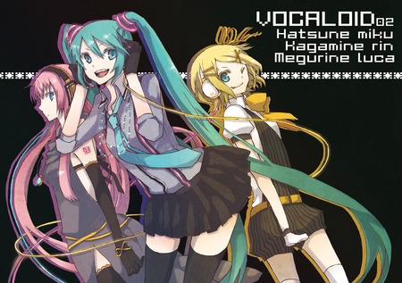 Vocaloid girls - megurine luka, girls, cute, kagamine rin, sexy, anime, hatsune miku