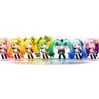 Miku Hatsune Fruit Rainbow