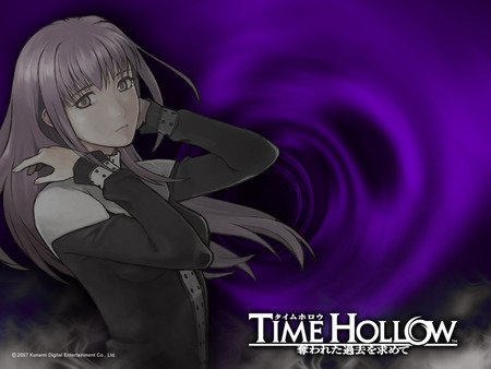 time hollow - black, pen, anime, time hollow, video games, nintendo