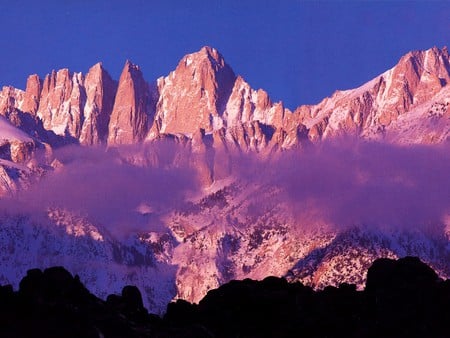 Mount Whitney, California - california, mountains, nature