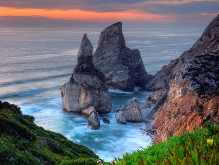 Beach Rocks - picture, beach rocks, beautiful