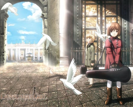 Gunslinger Girl - anime, nice, girl, cool