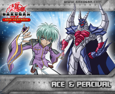 Ace & Percival - battle brawlers, ace, bakugan, percival