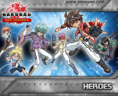 Heroes - battle brawlers, bakugan, dan, drago