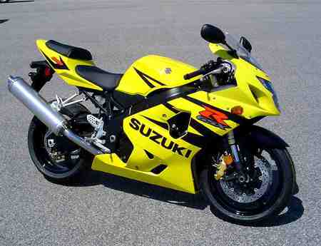 2004 GSXR 600 yellow - just for me, a suzuki