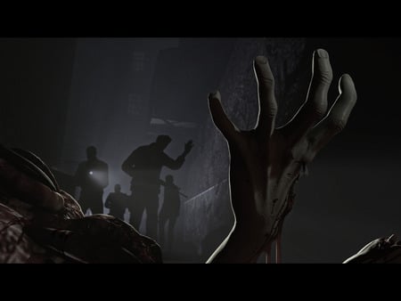 Left for dead-dead hand - left for dead, abstract, game, killed, videogame, horror, movie, dark