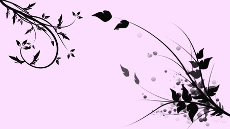 Suddenly Spring - widescreen, flowers, abstract, firefox persona, pink