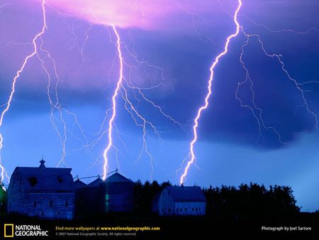 Lightning Bolts - lightning, nature, forces of nature