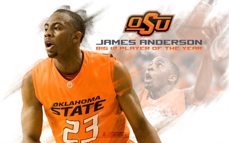 James Anderson - Big XII Player of the Year - oklahoma state, osu, basketball, cowboys, james anderson