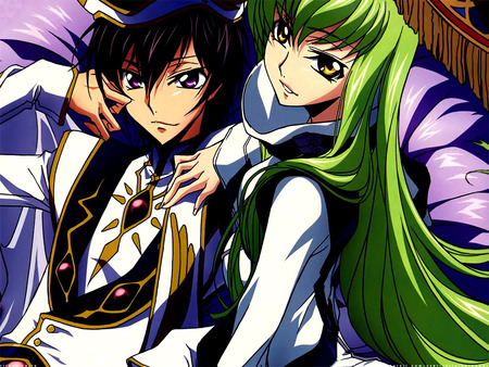 Lelouch and C.C. Wallpaper, Lelouch and C.C. from Code Geas…