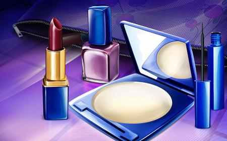 Cosmetics - abstract, cosmetics