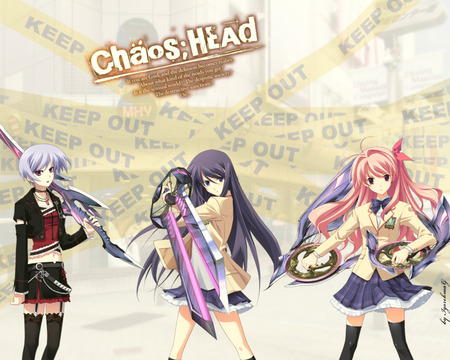 chaos head - girls, anime, other