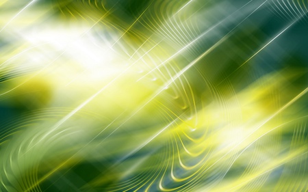 Shades Of Green - abstract, shades, green, lights