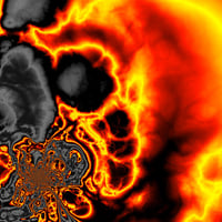 Fiery Brain Scan