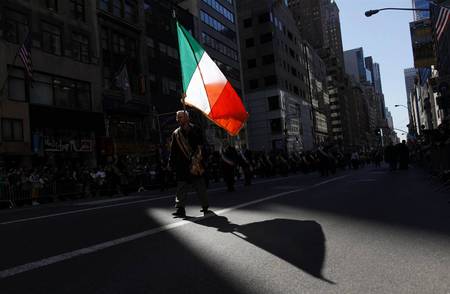 Irish Flag - flag, people, irish, photography