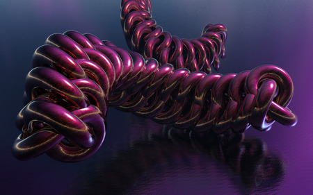 Circuit Wyrm Retro - 3d and cg, abstract