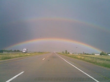 Double Rainbow - beauty, rainbow, double rainbow