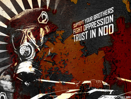 Brotherhood of NOD - propaganda poster 2 - brotherhood of nod, kane, command and conquer, gdi