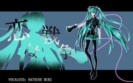 Hatsune Miku - hatsune miku, sexy, girl, twintails, blue eyes, long hair, blue hair, vocaloid, anime, cute