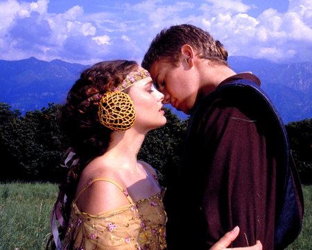 Forbidden Romance - star wars, hayden christensen, romance, family, space, fantasy, mystery, kiss, action, adventure, natalie portman, padme amidala, anakin skywalker