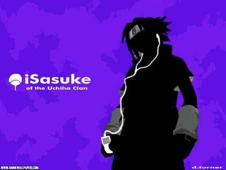 iSasuke - naruto, sakura, sasuke, music, ipod