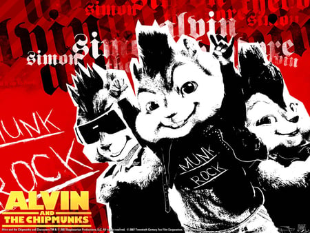 Alvin und die Chipmunks - hollywood, 3d animation, alvin und die chipmunks, american, 20th century fox