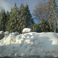 Snow in Lake Tahoe