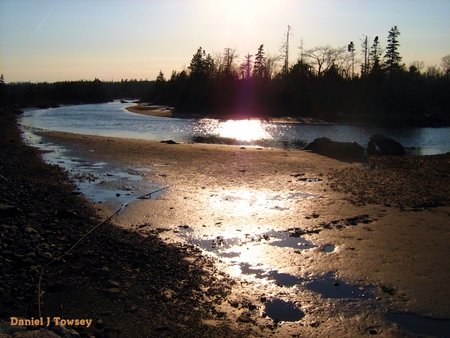 Glowing Salt Marsh - danieltowsey, glowing salt marsh