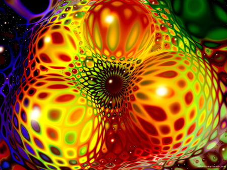 abstract bubble form - form, abstract, bubble