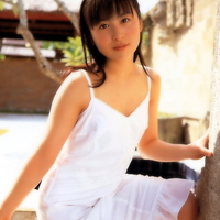 cute,model,white dress,Hitomi Fujiwara,2