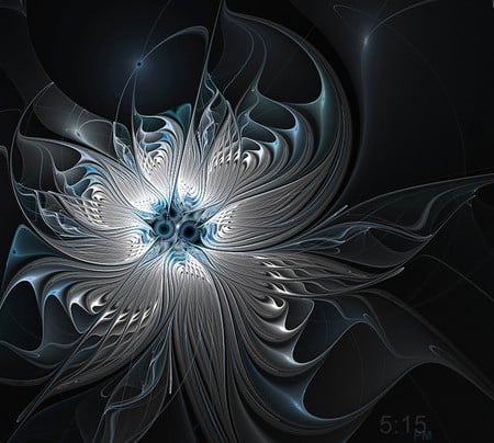 Tears &Thunder - tears, abstract, 3d and cg, thunder, teal, black