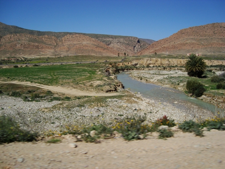 Saharan river - naturensahara, landscape, river