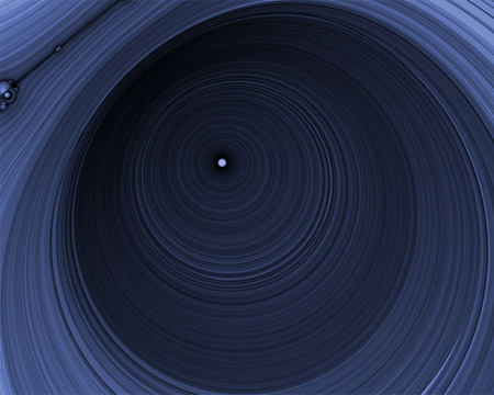 Fractal Black Hole - abstract, black, gray, tunnel